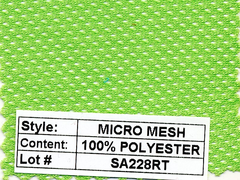 Micro Mesh 100% Polyester